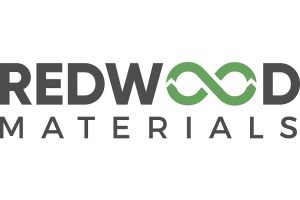 Redwood Materials logo. Redwood Materials is one of several upcoming IPOs expected in 2022 or after. 